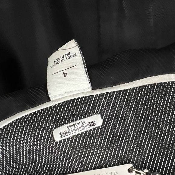 WHITE HOUSE BLACK MARKET Blazer Jacket Gray Black Size 4 - Picture 6 of 6